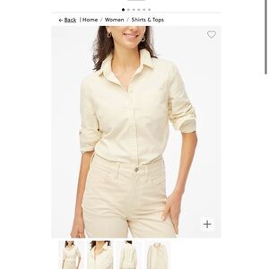 J. Crew Corduroy Button Down Shirt - Medium